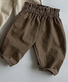 Baby Loose Casual Pants (Color: Brown, Size/Age: 80 (9-12M))