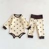 Moon/Stars Crewneck 2pc Rompers