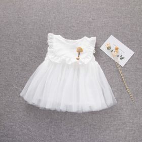 Baby Special Occasion Dress (Color: White, Size/Age: 73 (6-9M))