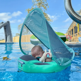 2023 Upgraded Baby Pool Float Mambobaby, Non-Inflatable with Canopy For Infant (Style: with conopydeluxeedition)