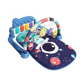 2 In 1 Baby Gym, Tummy-Time Mat, Musical Activity (Color: Blue)