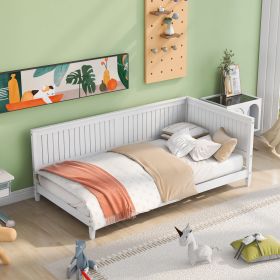 Twin Daybed, Wood (Color: White)