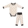 Star Graphic, Long- sleeved Onesie with Pants