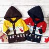 Colorful Moose Pattern Hooded Sweater