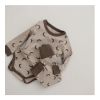 Star Graphic, Long- sleeved Onesie with Pants