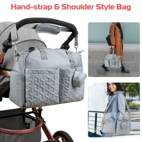 Diaper Tote & Stroller Caddy; Spectra Medela Breast Pump Bag (Color: LightGrey)