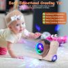 Interactive, Musical Snail; Motivates Crawling