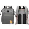 Multifunctional Diaper Backpack, Expandable; Insulated Pockets, USB Port