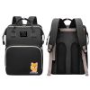 Multifunctional Diaper Backpack, Expandable; Insulated Pockets, USB Port