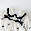 Baby Girl Cherry Pattern, Warm, Thermal Romper