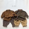 Baby Boy Plaid Vintage Style Shirt