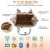 11pc  Multifunctional Diaper Bag with Shoulder Strap